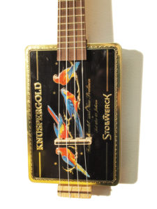 Cigarbox-Ukulele Knuspergold, Front
