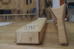 Äolsharfe, mit abgenommenem Windtrichter