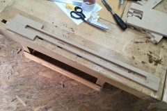 Fräs-Schablone für den Hals