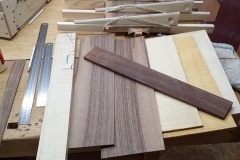 Cavaquinho bauen, Material-Sammlung