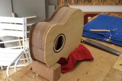 Cavaquinho bauen, Body fertig verleimt