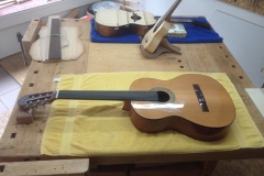 fretless guitar, fretless Guitar soweit fertig