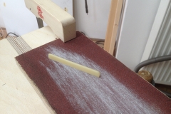 fretless guitar, Saitenlage einstellen, Stegeinlage zurechtschleifen