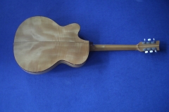 Jazzgitarre restaurieren, Originalzustand Rückseite