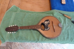 Mandoline restaurieren, Originalzustand