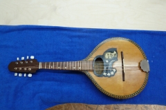 Mandoline restaurieren, fertig restauriert, Vorderseite