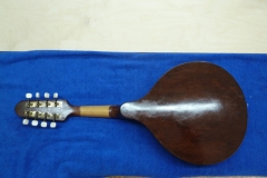 Mandoline restaurieren, fertig restauriert, Rückseite