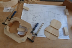 Ukulele bauen, Zargen, Boden und Bauform
