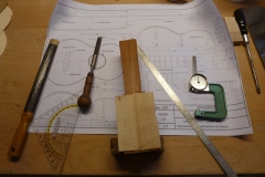 Ukulele bauen, Kopfplatte vorbereiten