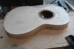 Ukulele bauen, Falz für Binding