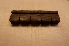 Ukulele bauen, Steg grob vorgearbeitet