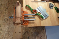 Ukulele bauen, Hals-Rückseite runden