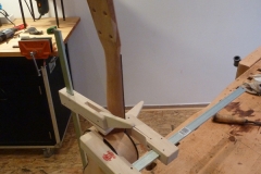 Ukulele bauen, Hals an Body leimen