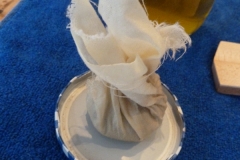 Ukulele bauen, Ballen zum Polieren